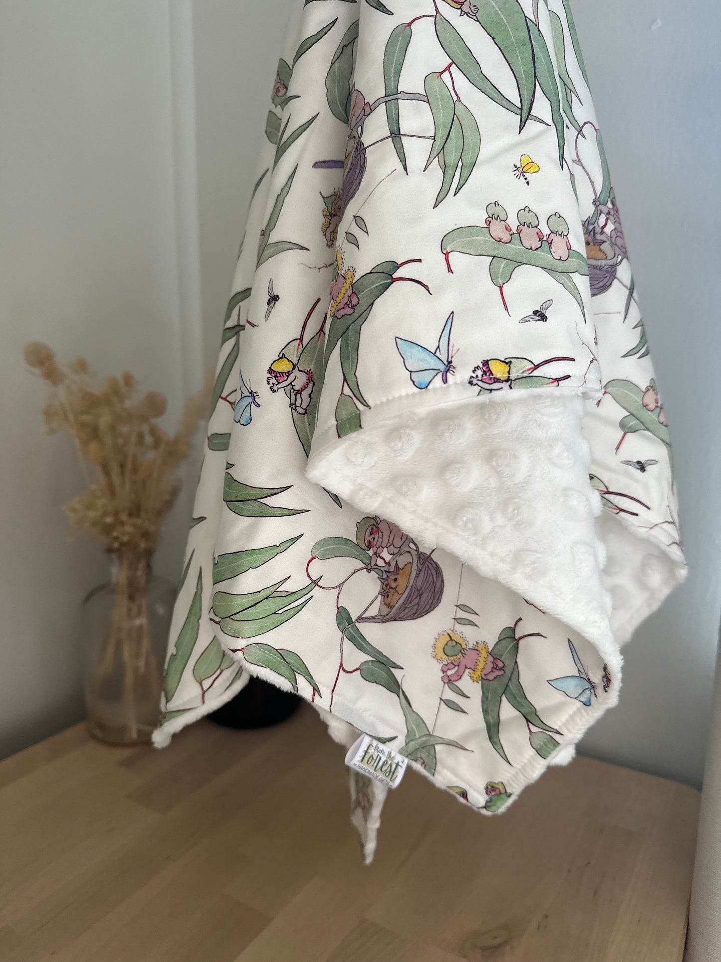 Giggling Gibbs Minky Blanket