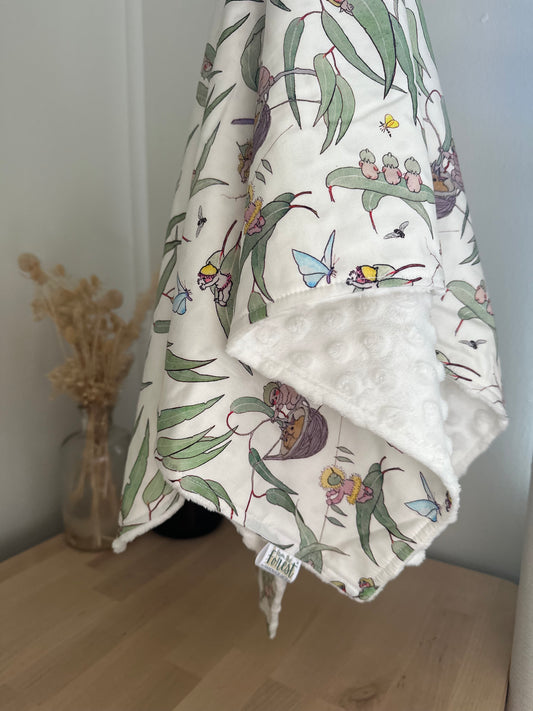Giggling Gibbs Minky Blanket