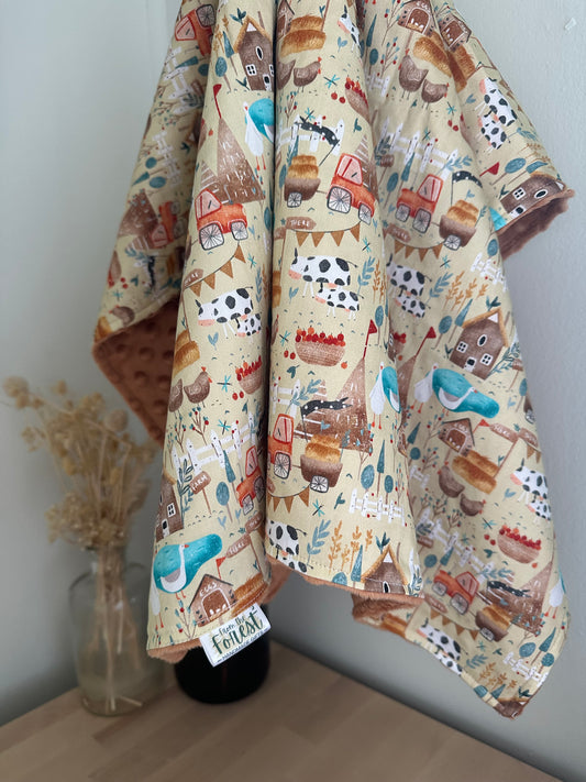 Sandstone Farms Minky Blanket
