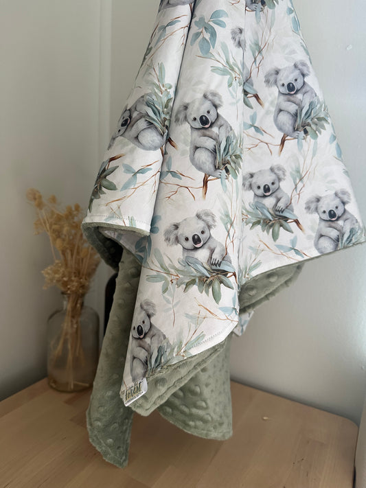 Koala Love Minky Blanket