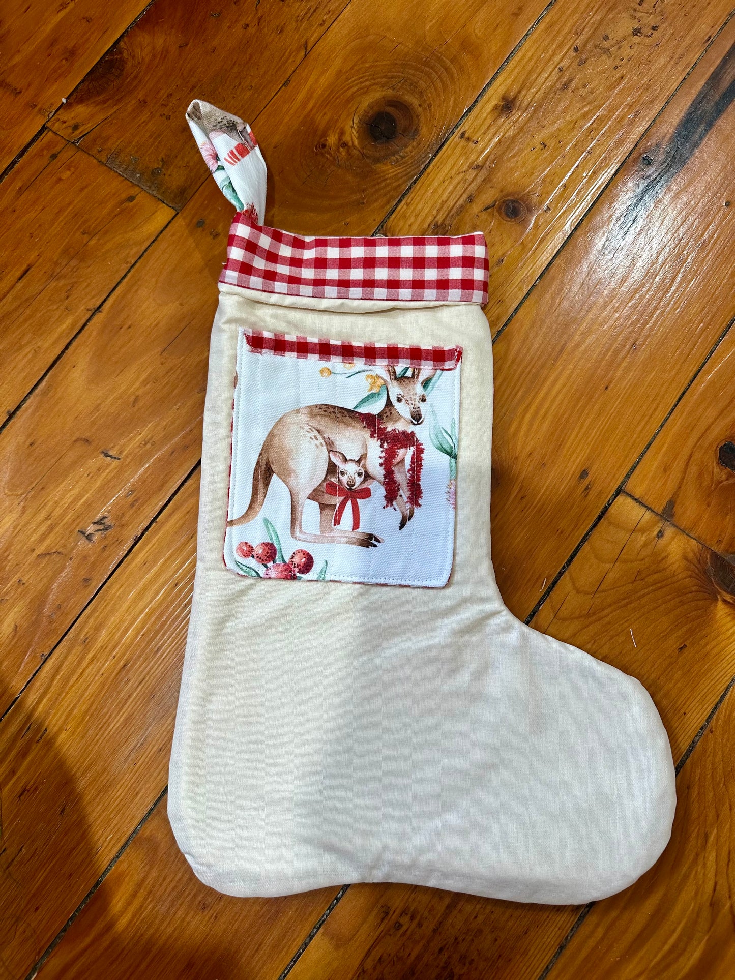 Aussie Kangaroo Christmas Stocking