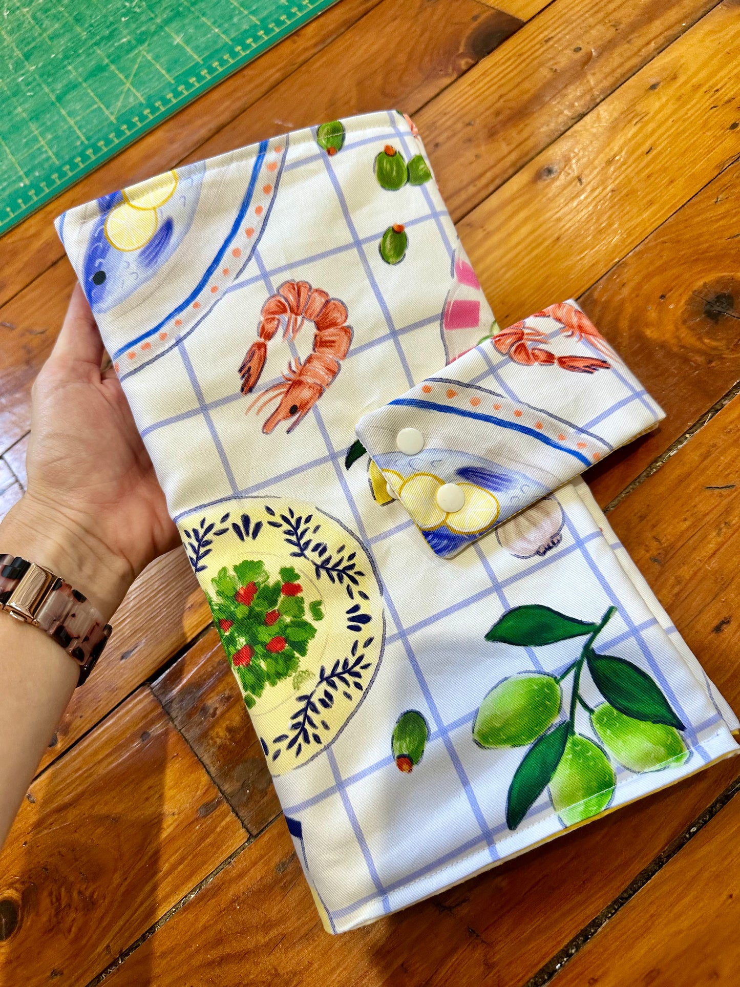 Mediterranean Nappy Clutch
