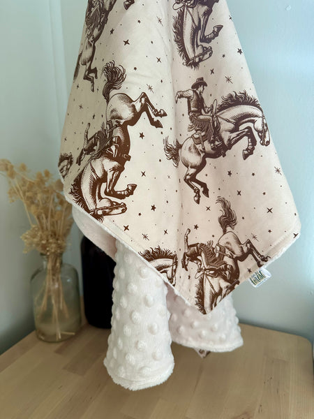 Cowboys Minky Blanket