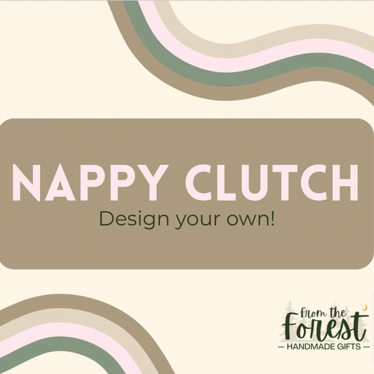 DESIGN YOUR OWN - Nappy Clutch
